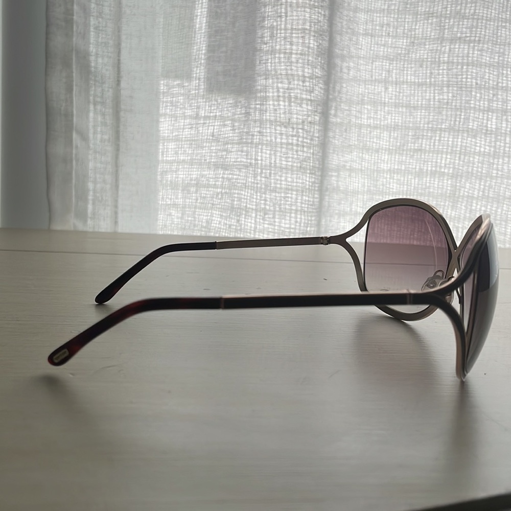 Tom Ford Rickie Sunglasses metal frame, butterfly style- see size in photo - Picture 3 of 8